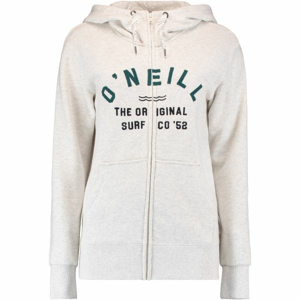 O'Neill LW EASY FANTASTIC FZ HOODIE Dámská mikina, Bílá,Tmavě zelená, velikost