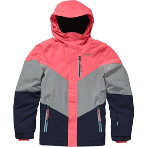 O'Neill PG CORAL JACKET šedá 128 - Dívčí lyžařská/snowboardová bunda