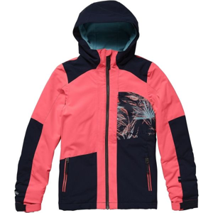 O'Neill PG CASCADE JACKET růžová 140 - Dívčí lyžařská/snowboardová bunda