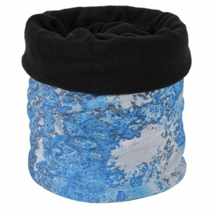 Finmark MULTIFUNCTIONAL SCARF WITH FLEECE Multifunkční šátek s fleecem, světle modrá, velikost UNI