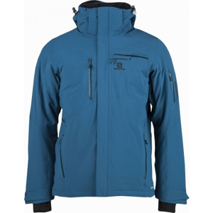 Salomon BRILLIANT JKT M tmavě modrá M - Pánská lyžařská  bunda