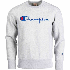 Champion CREWNECK SWEATSHIRT Pánská mikina, Šedá,Modrá,Červená, velikost