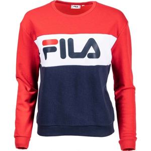 Fila LEAH CREW červená S - Dámská mikina