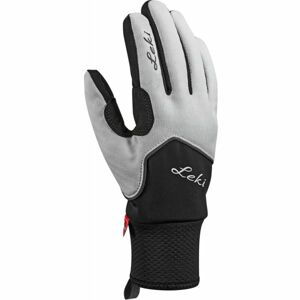 Leki NORDIC THERMO GLOVE W Běžecké rukavice, šedá, velikost 6.5