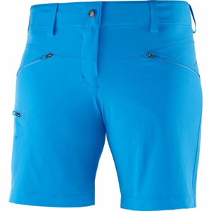 Salomon WAYFARER SHORT W modrá 40 - Dámské outdoorové kraťasy