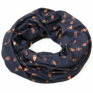 Finmark CHILDREN’S MULTIFUNCTIONAL SCARF Dětský multifunkční šátek, černá, velikost UNI