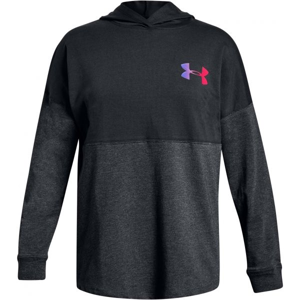 Under Armour FINALE HOODY tmavě šedá M - Dívčí mikina