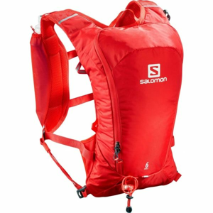 Salomon AGILE 6 SET červená NS - Běžecký batoh