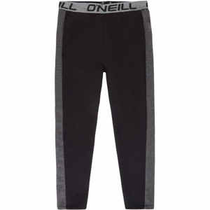 O'Neill LG ELASTICATED LOGO PANTS černá 164 - Dívčí tepláky