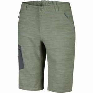 Columbia TRIPLE CANYON SHORT Pánské outdoorové kraťasy, Zelená,Tmavě šedá, velikost 36