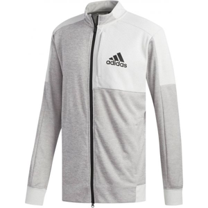 adidas M TEAM ISSUE BOMBER bílá 2XL - Pánská mikina