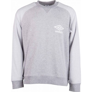 Umbro RAGLAN CREW NECK SWEAT šedá M - Pánská mikina