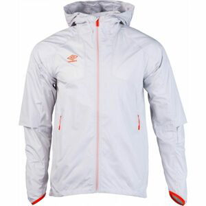 Umbro SILO TRAINING SHOWER JACKET bílá S - Pánská tréninková bunda