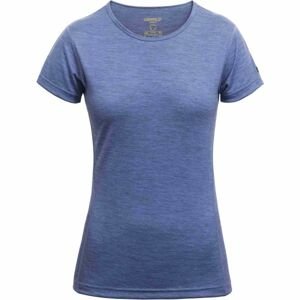 Devold BREEZE T-SHIRT W modrá L - Dámské vlněné triko