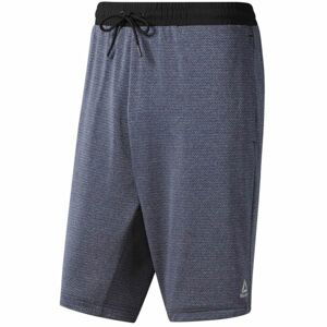 Reebok WORKOUT READY KNIT SHORT PERFORMANCE Pánské kraťasy, tmavě šedá, velikost XL