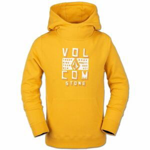 Volcom HOTLAPPER FLEECE žlutá L - Dětská mikina