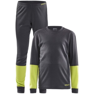 Craft BASELAYER SET JNR zelená 146-152 - Dětský funkční set