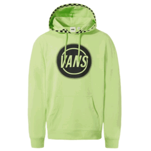 Vans WM TAPER OFF HOODIE světle zelená M - Unisex mikina