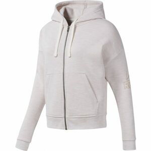 Reebok MARBLE FULLZIP Dámská mikina, Béžová, velikost