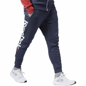 Reebok TE BIG LOGO JOGGER modrá XL - Pánské kalhoty