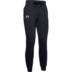 Under Armour RIVAL FLEECE SPORTSTYLE GRAPHIC PANT černá S - Dámské tepláky