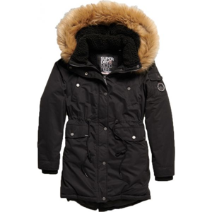 Superdry NADARE MICROFIBRE PARKA černá S - Dámská parka