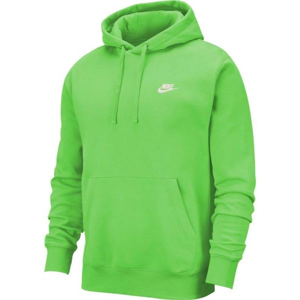 Nike NSW CLUB HOODIE PO BB zelená M - Pánská mikina