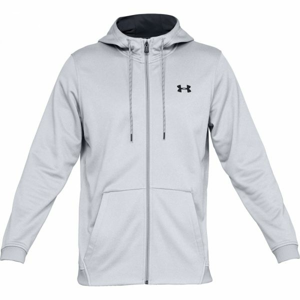 Under Armour FLEECE FZ HOODIE šedá L - Pánská mikina