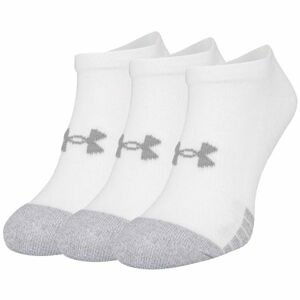 Under Armour HEATGEAR NS bílá 42,5-46 - Unisexové ponožky