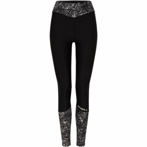 O'Neill PW HYPERDRY PRINTED LEGGINGS černá M - Dámské legíny