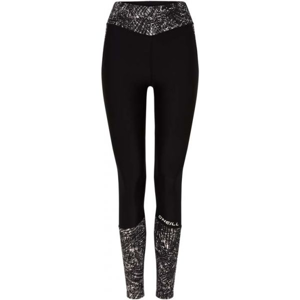 O'Neill PW HYPERDRY PRINTED LEGGINGS černá XL - Dámské legíny