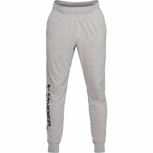 Under Armour SPORTSTYLE COTTON GRAPHIC JOGGER šedá XXL - Pánské tepláky