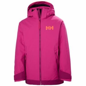 Helly Hansen JR HILLSIDE JACKET růžová 12 - Dětská lyžařská bunda