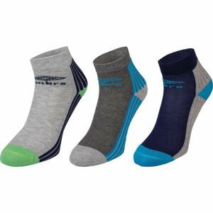 Umbro SPORT SOCKS 3P Dětské ponožky, Tmavě modrá,Šedá,Tmavě šedá, velikost