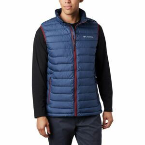 Columbia POWDER LITE VEST Pánská vesta, tmavě modrá, velikost M