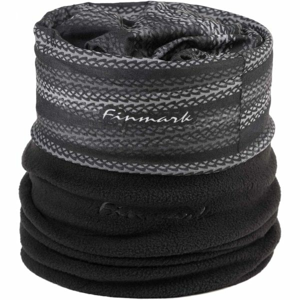 Finmark Multifunkční šátek Multifunkční šátek, Černá,Šedá, velikost