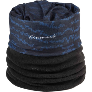 Finmark Multifunkční šátek Multifunkční šátek, Černá,Modrá, velikost