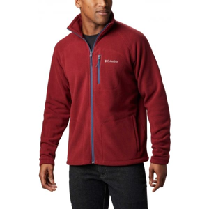 Columbia FAST TREK II FULL ZIP FLEECE červená L - Pánská mikina