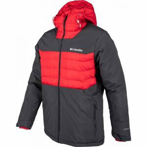 Columbia WHITE HORIZON HYBRID JACKET Pánská voděodolná bunda, tmavě šedá, velikost XL