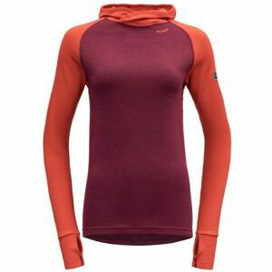 Devold EXPEDITION WOMAN HOODIE  L - Dámské vlněné triko s kapucí