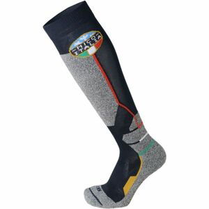 Mico WEIGHT OFFICIAL ITA SKI SOCKS JR Dětské lyžařské ponožky, šedá, velikost S