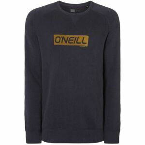 O'Neill LM LGC LOGO CREW Pánská mikina, Tmavě šedá,Zlatá, velikost M