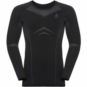 Odlo SUW MEN'S TOP L/S CREW NECK PERFORMANCE EVOLUTION WARM Pánské triko, černá, velikost M