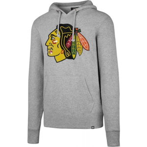 47 NHL Chicago Blackhawks Knockaround '47 HEADLINE šedá XL - Pánská mikina