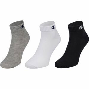 Champion ANKLE SOCKS LEGACY  X3 Unisex ponožky, černá, velikost 39-42