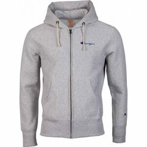 Champion HOODED FULL ZIP SWE šedá S - Pánská mikina