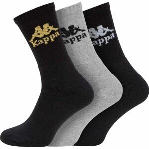 Kappa AUTHENTIC AILEL 3P šedá 43 - 46 - Ponožky