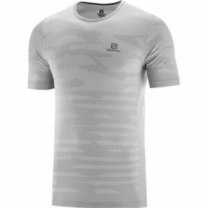 Salomon XA CAMO TEE šedá M - Pánské triko