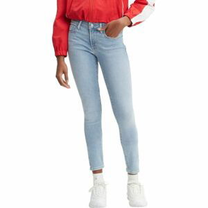 Levi's 711 SKINNY modrá 30/32 - Dámské denimové kalhoty