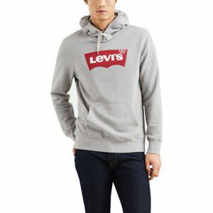 Levi's GRAPHIC PO HOODIE-B šedá XL - Pánská mikina